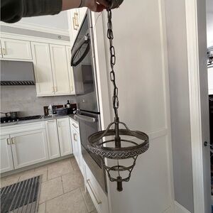 Pottery barn Clarissa small chandelier 9”